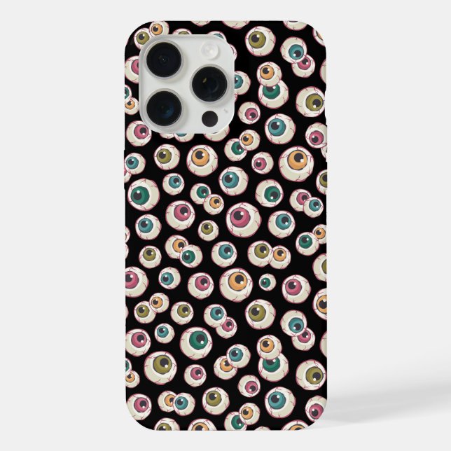 Coque iPhone Yeux de Halloween (Verso)