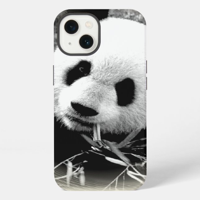Coque iPhone Yeux de Panda (Verso)