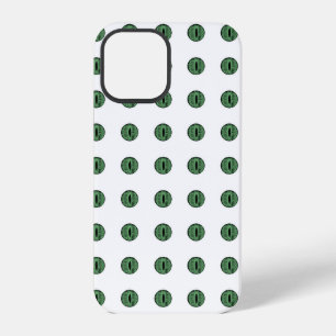 Coque iPhone 12 Pro Yeux verts à pois pour Halloween