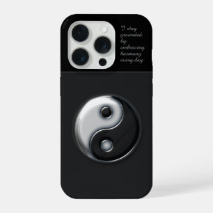 Coque iPhone 15 Pro Ying Yang 3D