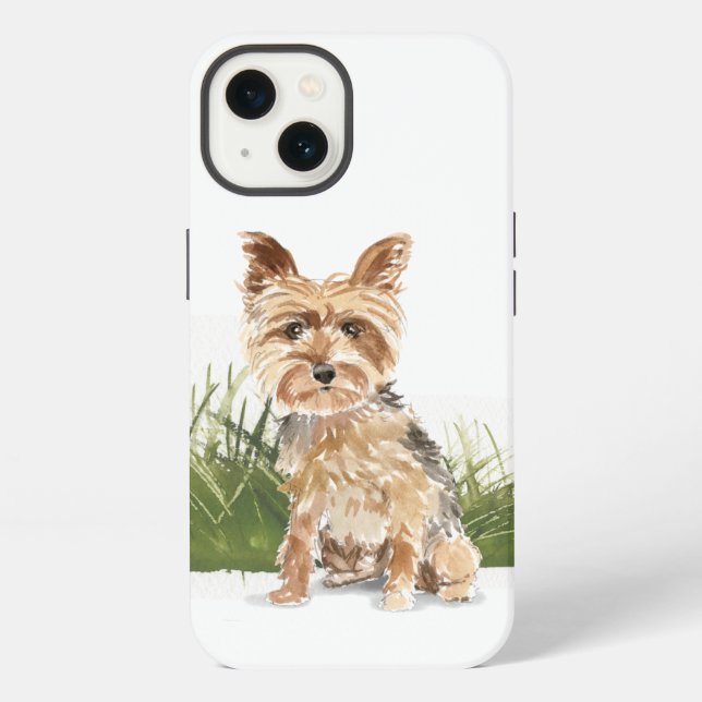 Coque iPhone Yorkshire Terrier (Verso)