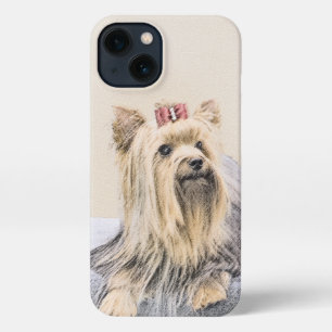 Etui iPhone 13 Yorkshire Terrier Peinture - Cute Original Chien A