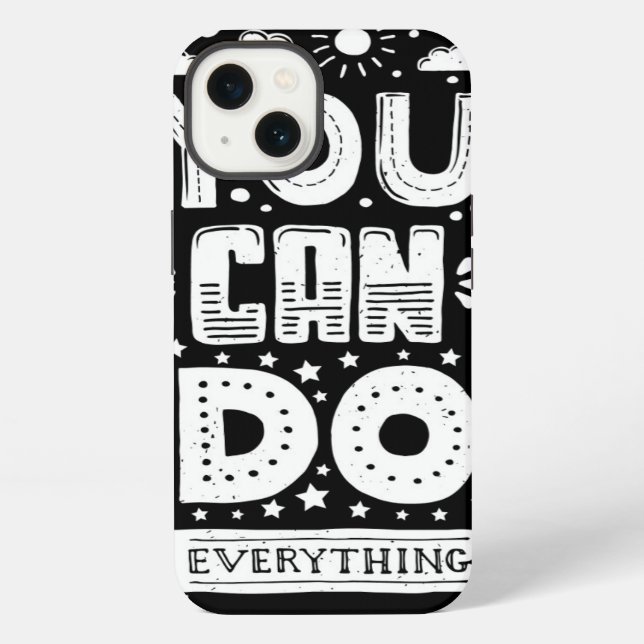 Coque iPhone You Can Do Everything (Verso)