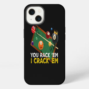 Etui iPhone 13 You Rack Em I Crack Em Billard Pool