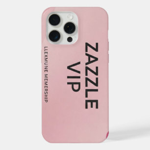 Coque iPhone 15 Pro Max Zazzle VIP coques roses