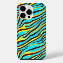 Zebra coloré Imprimer la bande Motif Abstrait