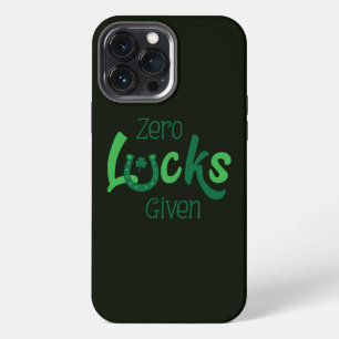Etui iPhone 13 Pro Max Zéro Chance Donnée Drôle de St Patricks Day