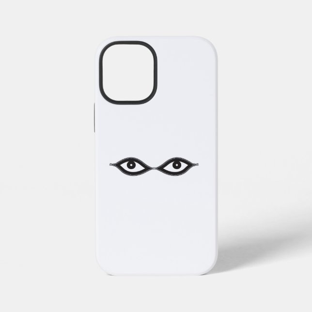 Coque iPhone Zipper Eyes (Verso)