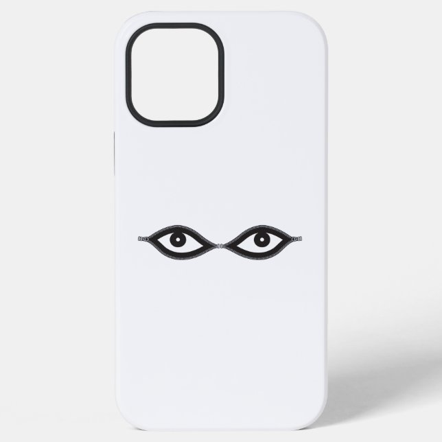 Coque iPhone Zipper Eyes (Verso)