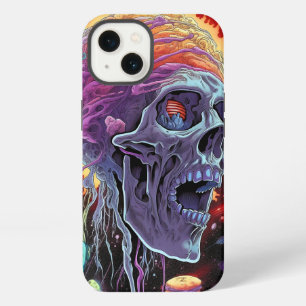 Etui iPhone 13 Zombie Crâne Créature Sci-fi Horreur Art