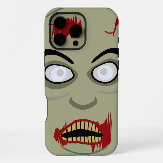 Coque iPhone Zombie de dessin animé (Verso)