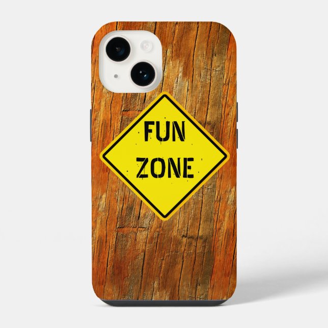Coque iPhone zone amusante (Verso)