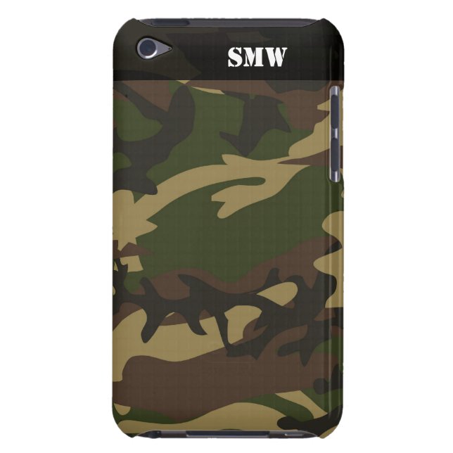 Coque iPod Case-Mate Vert militaire de Camoflauge Camo personnalisé (Dos)