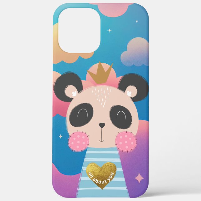 Coque King Panda iPhone 12 Pro Max (Verso)