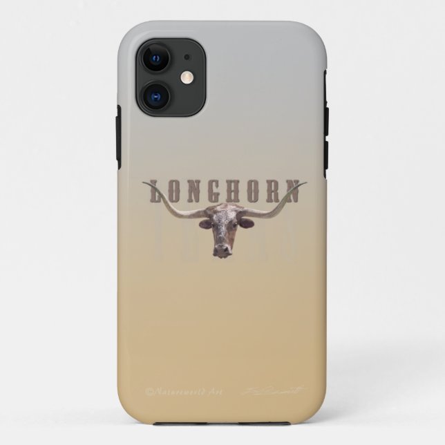 Coque léger Longhorn iPhone5 (Dos)