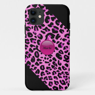 Coque Léopard rose iPhone5