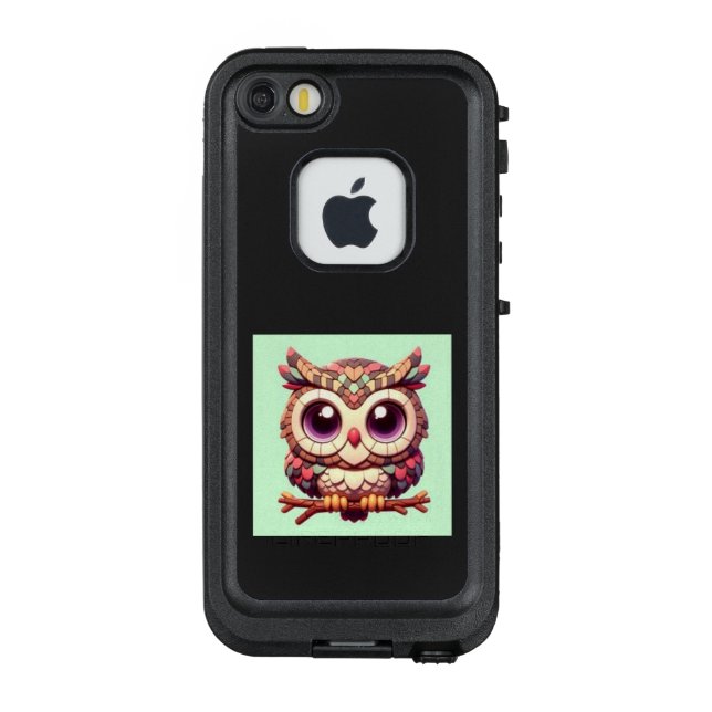 COQUE LifeProof POUR iPhone **カラフルふくろうちゃん** (Dos)