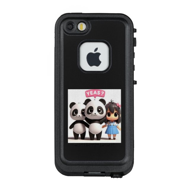COQUE LifeProof POUR iPhone パンダ君と女の子 (Dos)