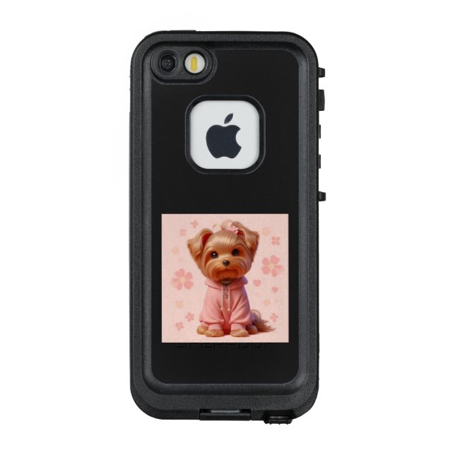 COQUE LifeProof POUR iPhone ピンクのテリアちゃん (Dos)