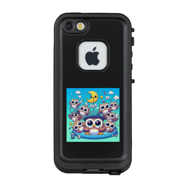 COQUE LifeProof POUR iPhone フクロウくんたちのナイトパーティー (Dos)