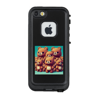 COQUE LifeProof FRÄ’ POUR iPhone SE/5/5s  大家族クマさん