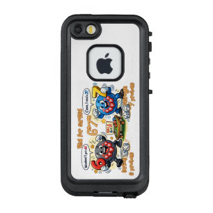 Coque LifeProof FRÄ’ Pour iPhone SE/5/5s 6’7” Éléments de chimie vitaux pour la survie