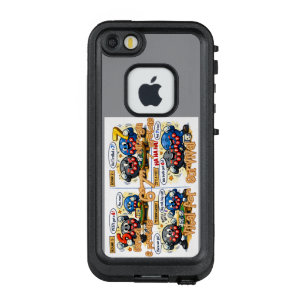 Coque LifeProof FRÄ’ Pour iPhone SE/5/5s 6’7” Éléments de chimie vitaux pour la survie