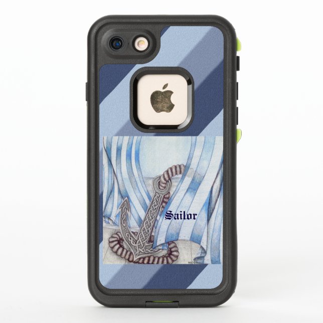 Coque LifeProof Pour iPhone Ancre celtique (Dos)