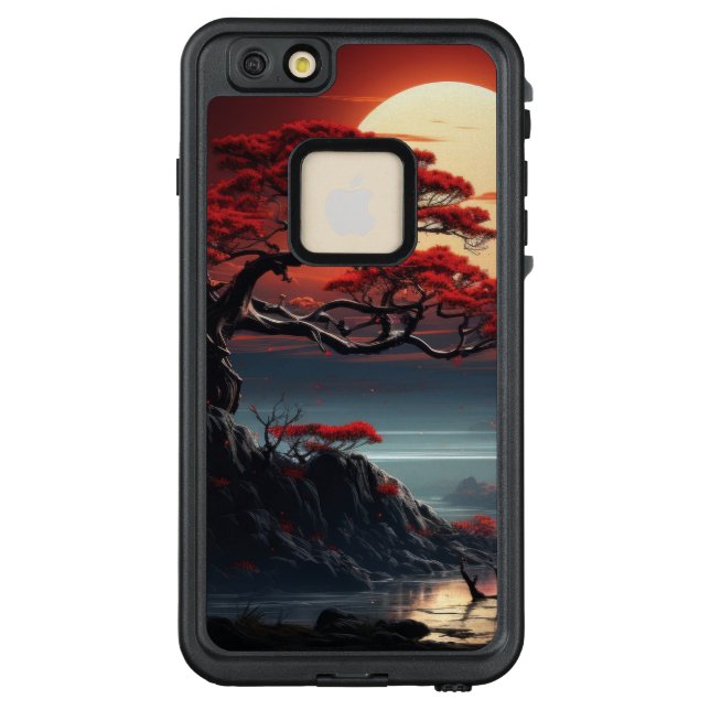 Coque LifeProof Pour iPhone Arbre bonsaï (Dos)