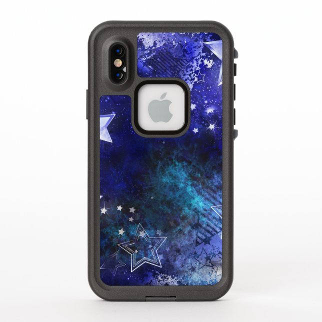 Coque LifeProof Pour iPhone Arrière - plan spatial avec étoiles (Dos)