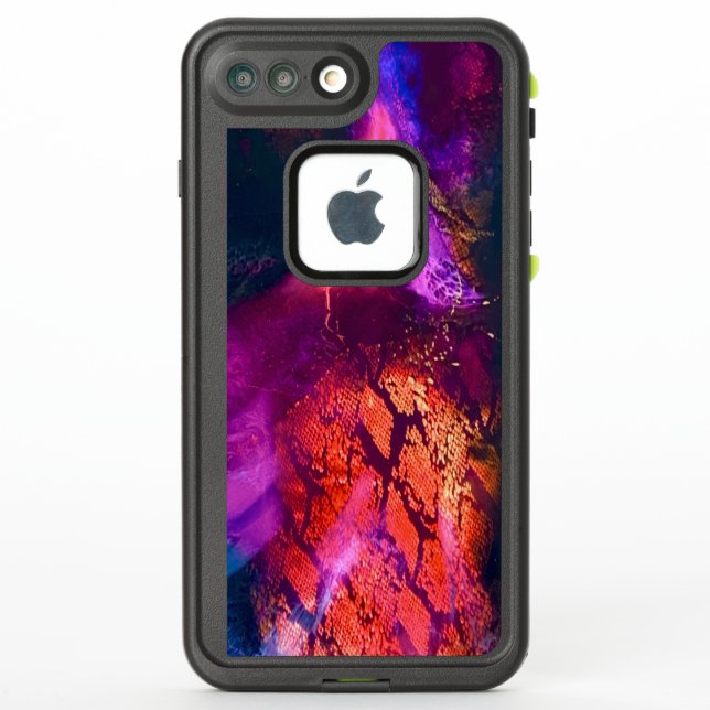Coque LifeProof Pour iPhone Aurora-Inspired Luxury Art (Dos)