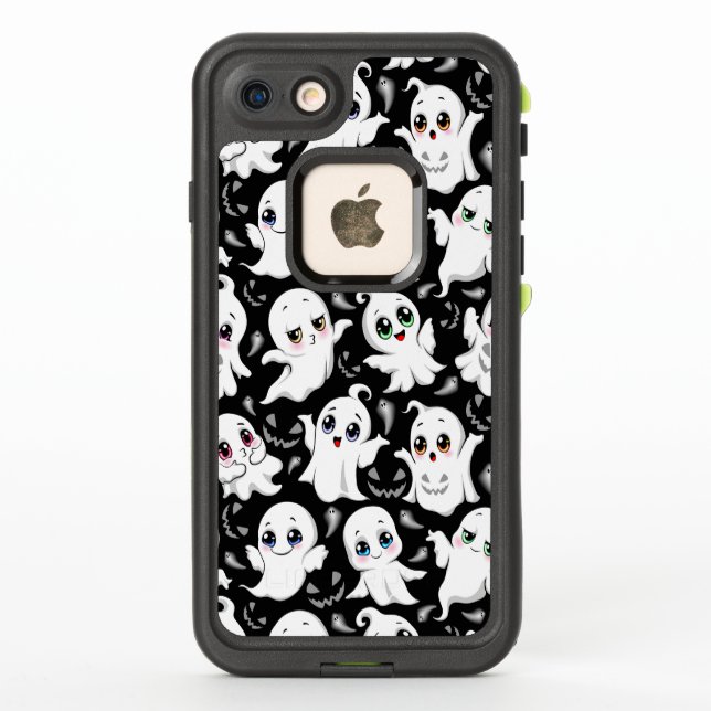 Coque LifeProof Pour iPhone Baby Ghosts Éffrayant mignon Halloween humeur (Dos)