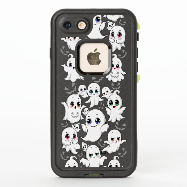 Coque LifeProof Pour iPhone Baby Ghosts Éffrayant mignon Halloween humeur (Dos)