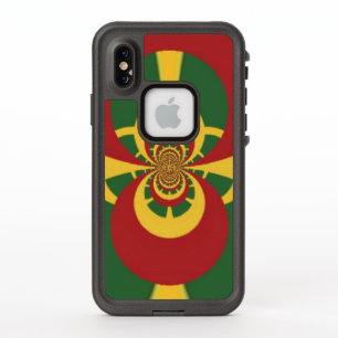 Beau fantastique féminin Rouge Or Vert