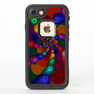 Boutons métalliques torrents de couleur