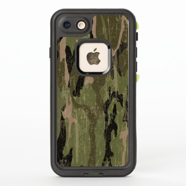 Coque LifeProof Pour iPhone Camo vert sale (Dos)