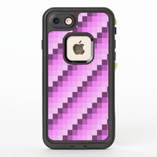 Carrés rose et violet