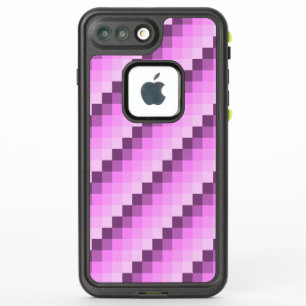 Carrés roses et pourpres