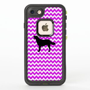 Chevron Parfaitement Rose Avec Silhouette D'Or