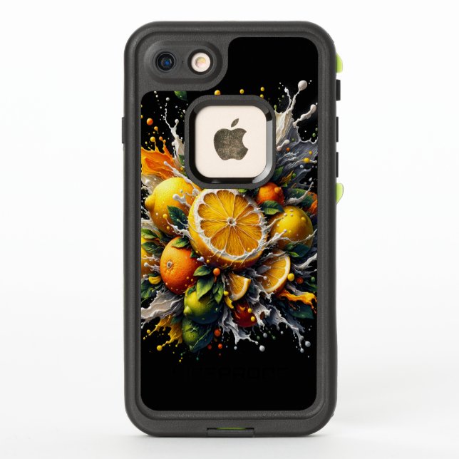 Coque LifeProof Pour iPhone Citrus Explosion (Dos)