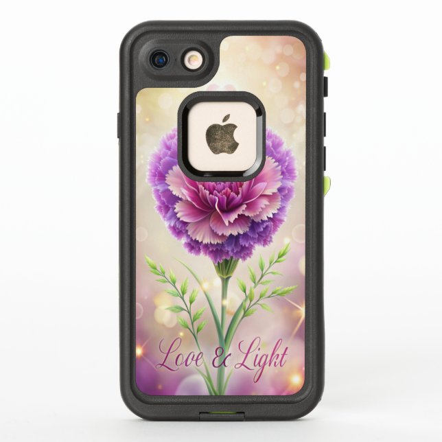 Coque LifeProof Pour iPhone Coeur d'amour et de lumière (Dos)