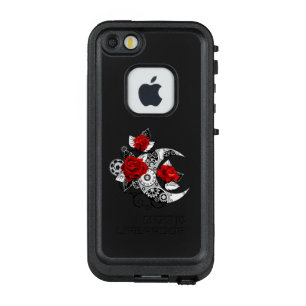 Coque LifeProof FRÄ’ Pour iPhone SE/5/5s Croissant mécanique avec roses rouges