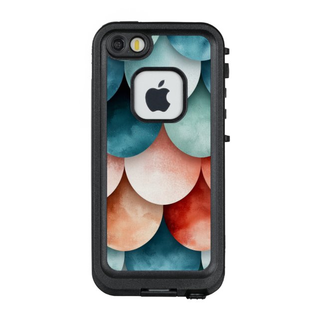 Coque LifeProof Pour iPhone Écailles de poissons (Dos)