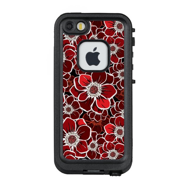 Coque LifeProof Pour iPhone Fleurs Mandala 4 (Dos)