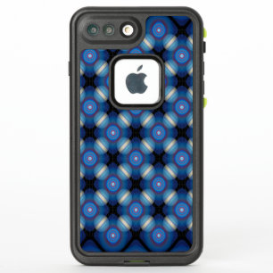 Géométrique planant bleu