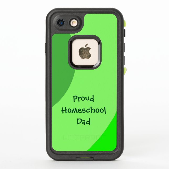 Coque LifeProof Pour iPhone Green Homeschool Papa (Dos)