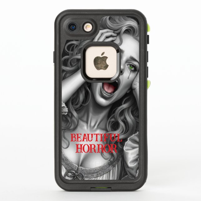Coque LifeProof Pour iPhone Horror Image (Dos)