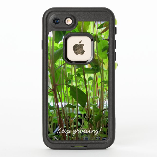Coque LifeProof Pour iPhone Jardinier Continuez à Grandir (Dos)