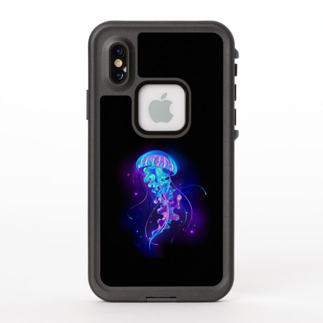 Coque LifeProof Pour iPhone Jellyfish éclatante couleur (Dos)