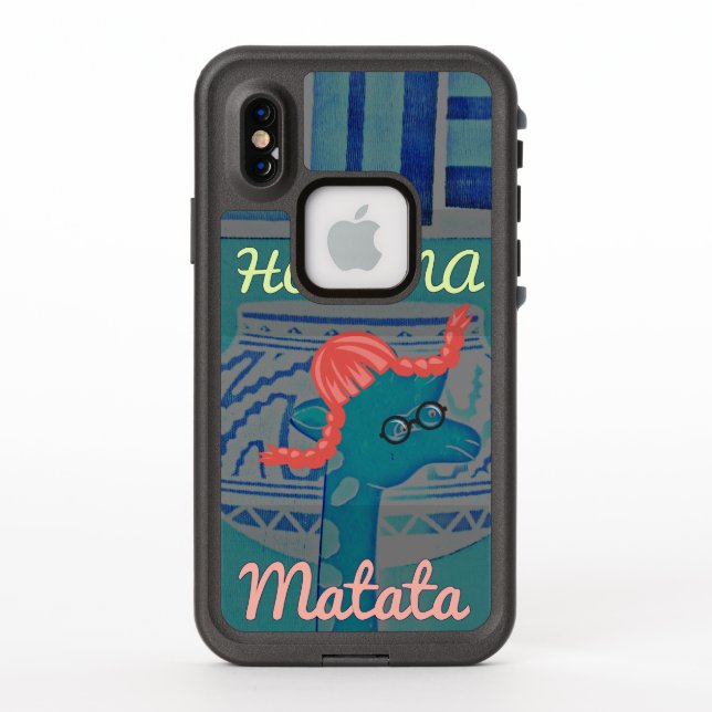 Coque LifeProof Pour iPhone Jolie jolie jolie Giraffe Drôle Hakuna Matata Dern (Dos)